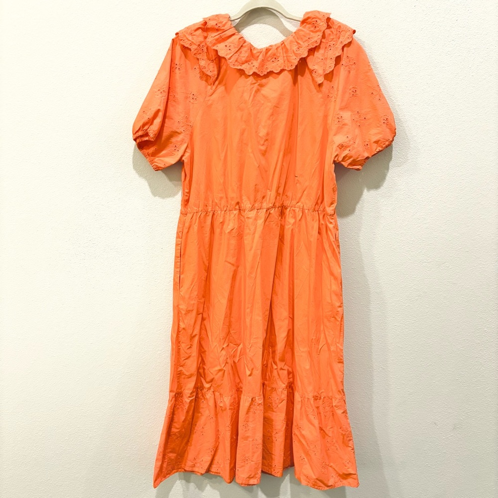 Theget Eyelet Puff-Sleeve Maxi Dress — Size XL - Picture 6 of 9